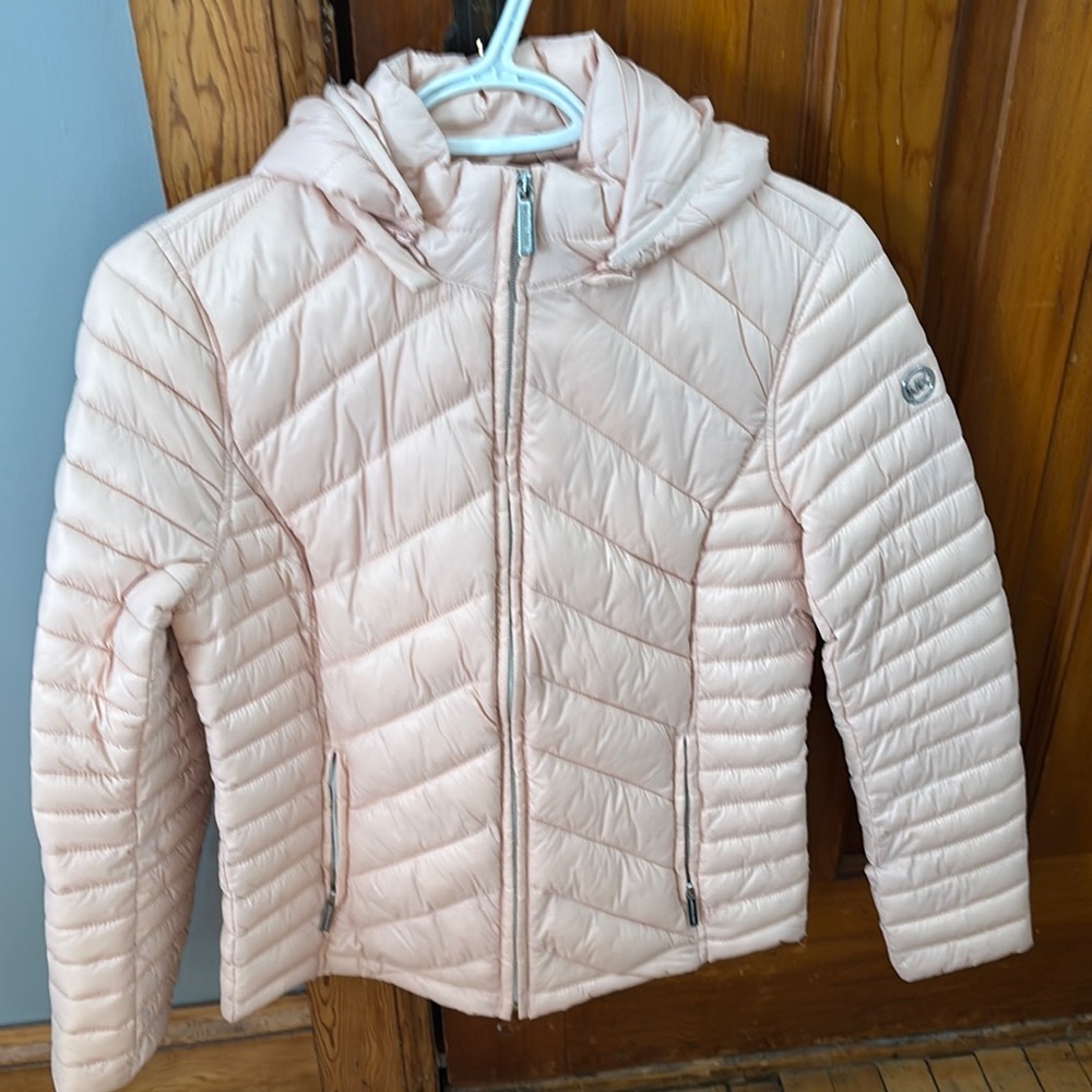 Women’s MK light Pink packable Jacket